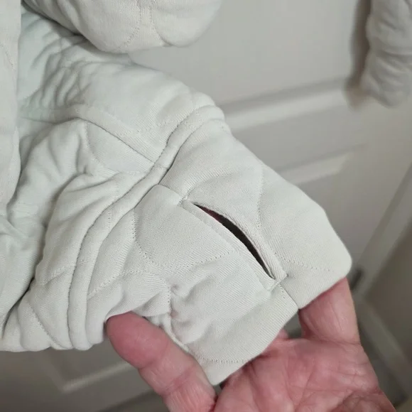 Lululemon✨Scuba Oversized Quilted Half Zip✨Plush Insulated Bone cream✨ NEW✨XL - Picture 14 of 16